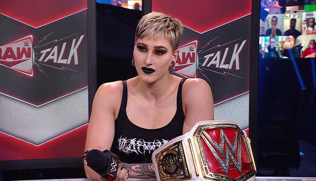 Rhea Ripley Raw Talk WWE