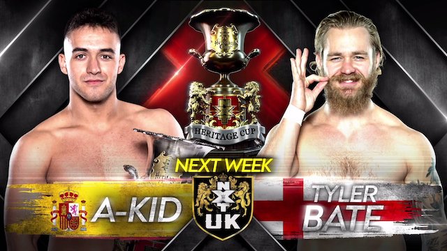 WWE NXT UK A-Kid vs. Tyler Bate