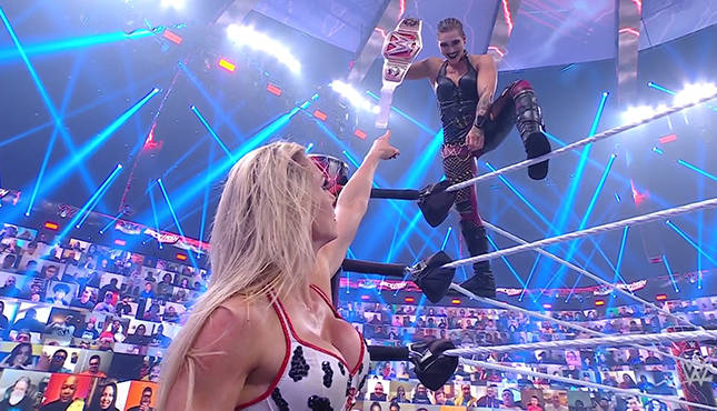 WrestleMania Backlash Rhea Ripley Charlotte Flair
