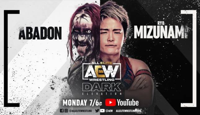 Abadon Vs Ryo Mizunami And Four Other Matches Set For Aew Dark Elevation 411mania