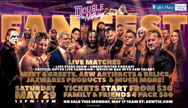 Prices And Times Announced For Meet And Greets During Aew Fan Fest Next