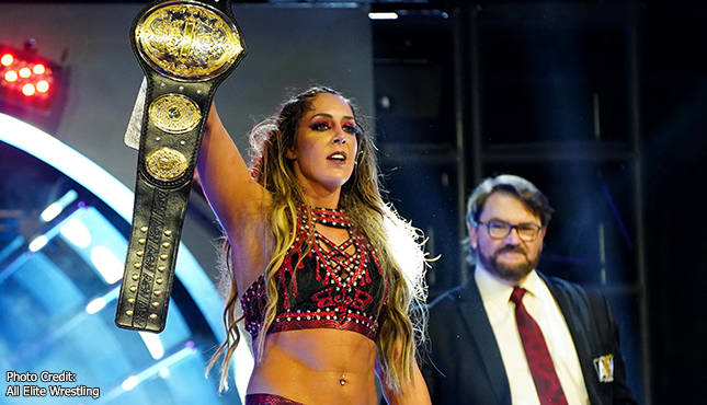 AEW Double or Nothing Britt Baker Tony Schiavone