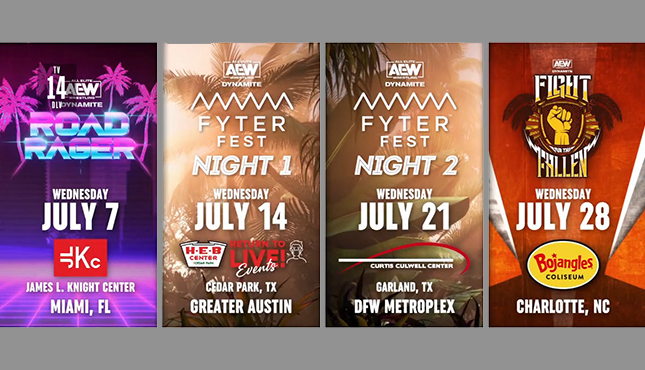 AEW Dynamite Road Rager Fyter Fest Fight For the Fallen