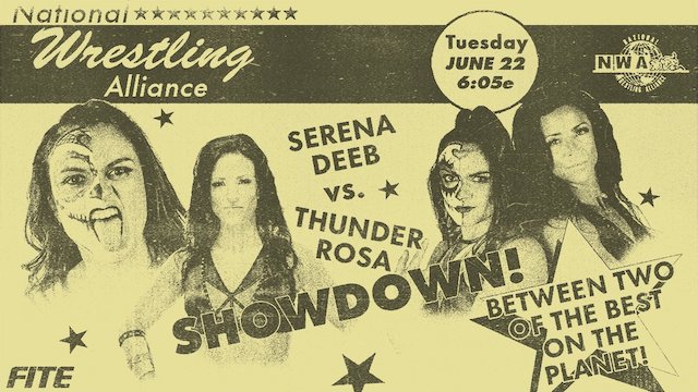 NWA Powerrr Serena Deeb vs. Thunder Rosa - 6-22-21