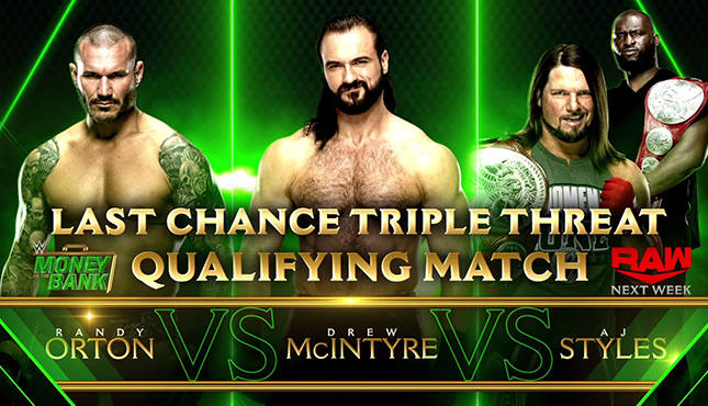 Money In The Bank Last Chance Qualifier More Set For Next Week S Wwe Raw 411mania