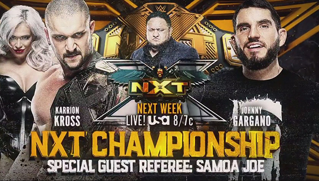 Updated Lineup For Next Weeks Wwe Nxt 411mania
