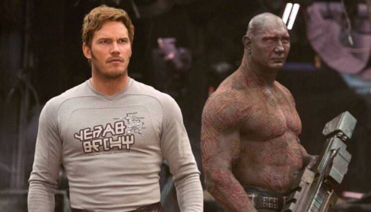 Chris Pratt Dave Batista Guardians of the Galaxy