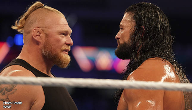 Brock Lesnar Roman Reigns WWE SummerSlam