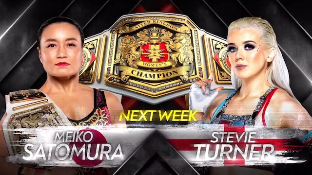 NXT UK Meiko Satomura vs. Stevie Turner