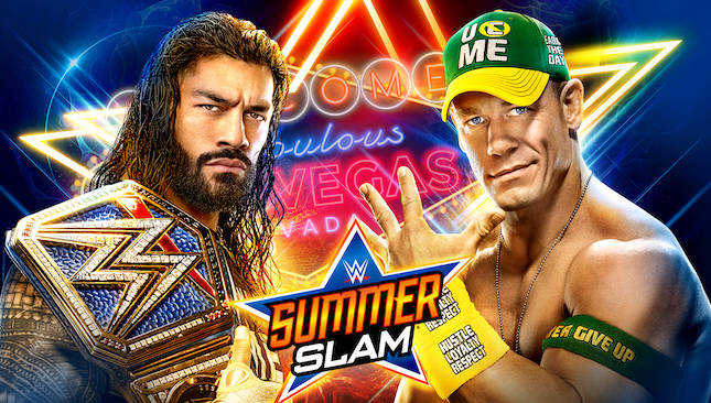 WWE Summerslam 2021 Key Art Horizontal