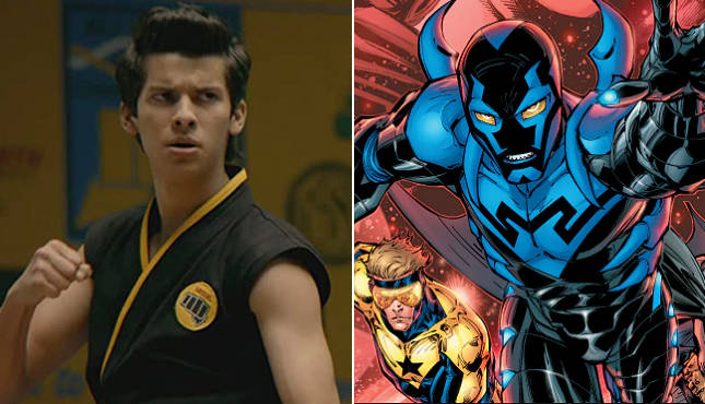 Cobra Kai's Xolo Mariduena transforms into superhero Blue Beetle