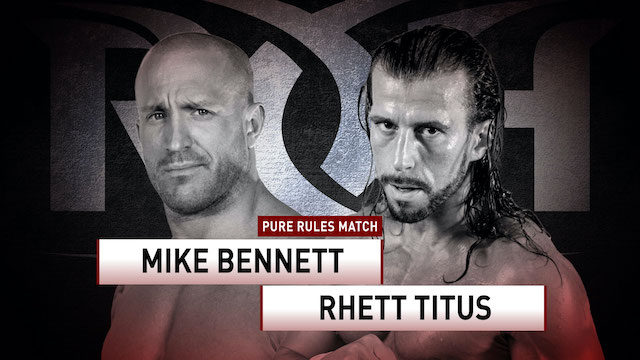 ROH Pure Rules Mike Bennett vs. Rhett Titus