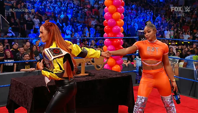 Becky Lynch Bianca Belair WWE Smackdown