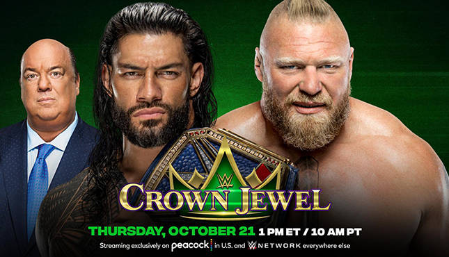 WWE Crown Jewel Roman Reigns Brock Lesnar