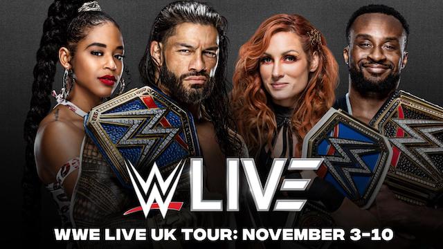 WWE Live UK Tour November 2021