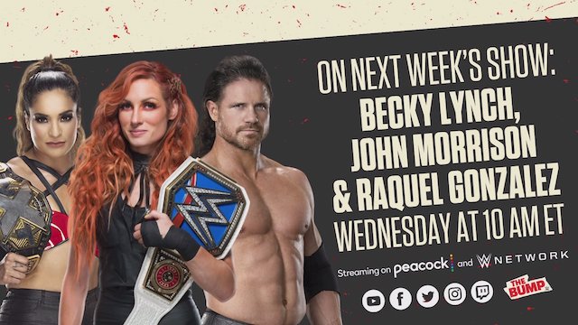 WWE's The Bump Becky Lynch Raquel Gonzalez - 9-15-2021