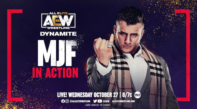 MJF To Wrestle On This Week's AEW Dynamite