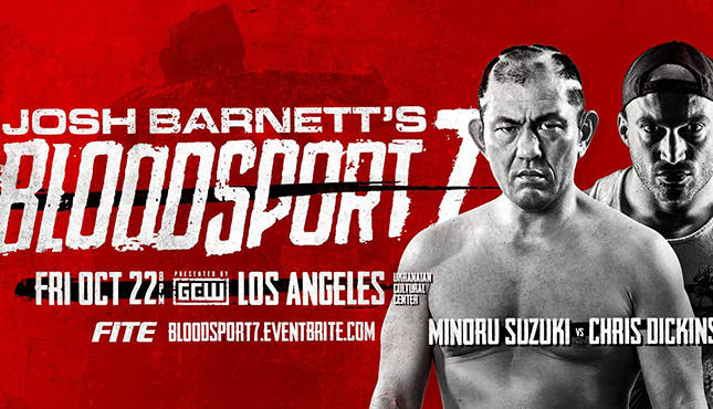 Bloodsport 7 Minoru Suzuki Josh Barnett's Bloodsport 7