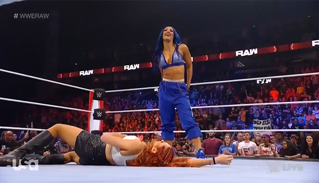 WWE Raw Sasha Banks Becky Lynch
