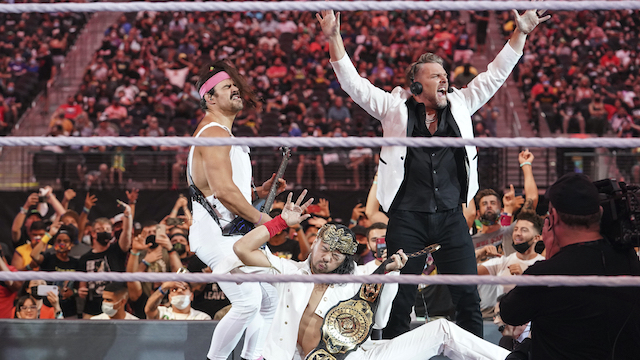 WWE SummerSlam - Pat McAfee, Shinsuke Nakamura, Rick Boogs