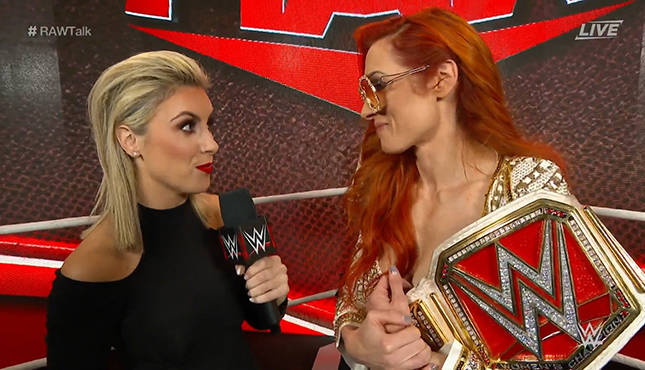 Becky Lynch Raw Talk