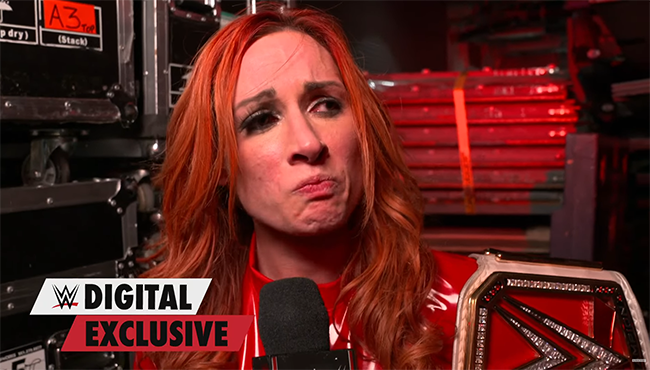 WWE: Becky Lynch is 'feeling a little desperate' about defeating