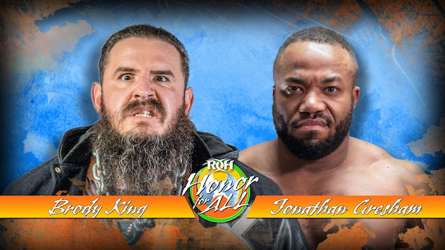 Brody King vs. Jonathan Gresham ROH Honor For All