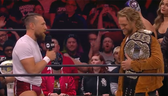 AEW 'Dynamite': Hangman Adam Page has war of words with Bryan Danielson 