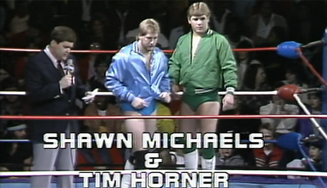 Mid-South Wrestling Shawn Michaels Tim Horner