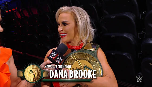 WWE 24/7 Championship Dana Brooke