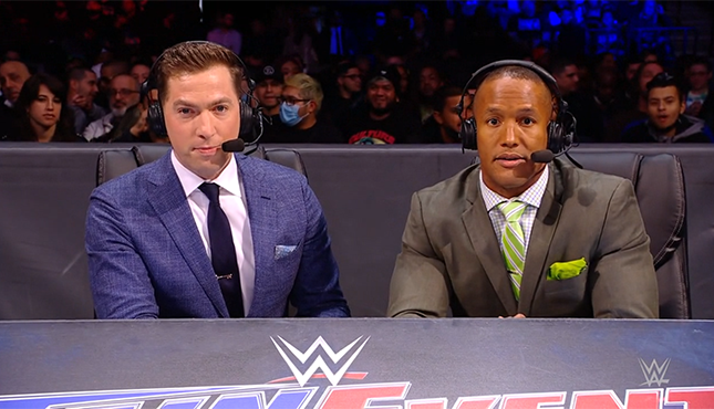 WWE Main Event Kevin Patrick Byron Saxton