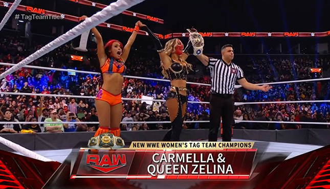 WWE Raw Carmella Queen Zelina