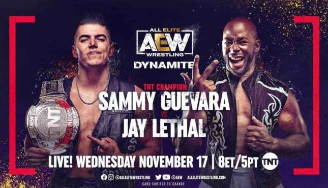 AEW Dynamite Sammy Guevara Jay Lethal
