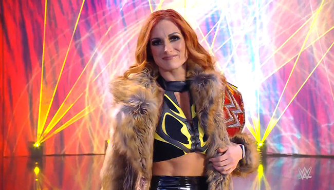 WWE star Becky Lynch throws down the gauntlet to Beth Phoenix and