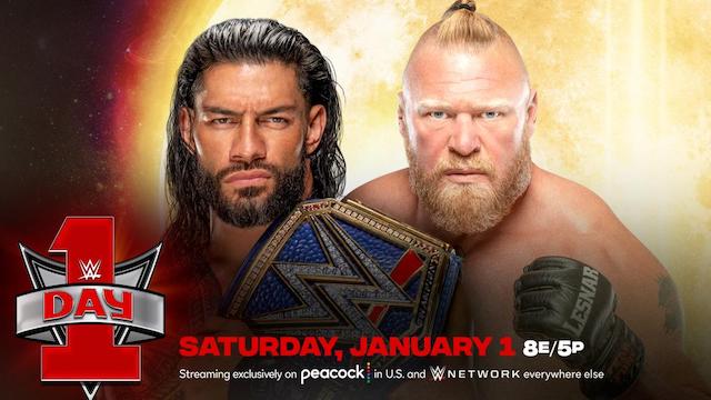 WWE Day 1 Brock Lesnar vs. Roman Reigns