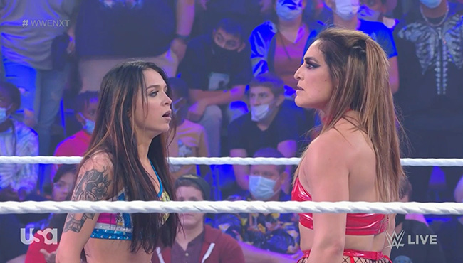 WWE NXT Cora Jade Raquel Gonzalez Elayna Black
