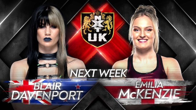 WWE NXT UK Blair Davenport vs. Emilia McKenzie