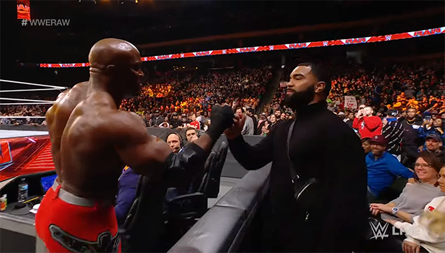 WWE Raw Bobby Lashley Gable Steveson