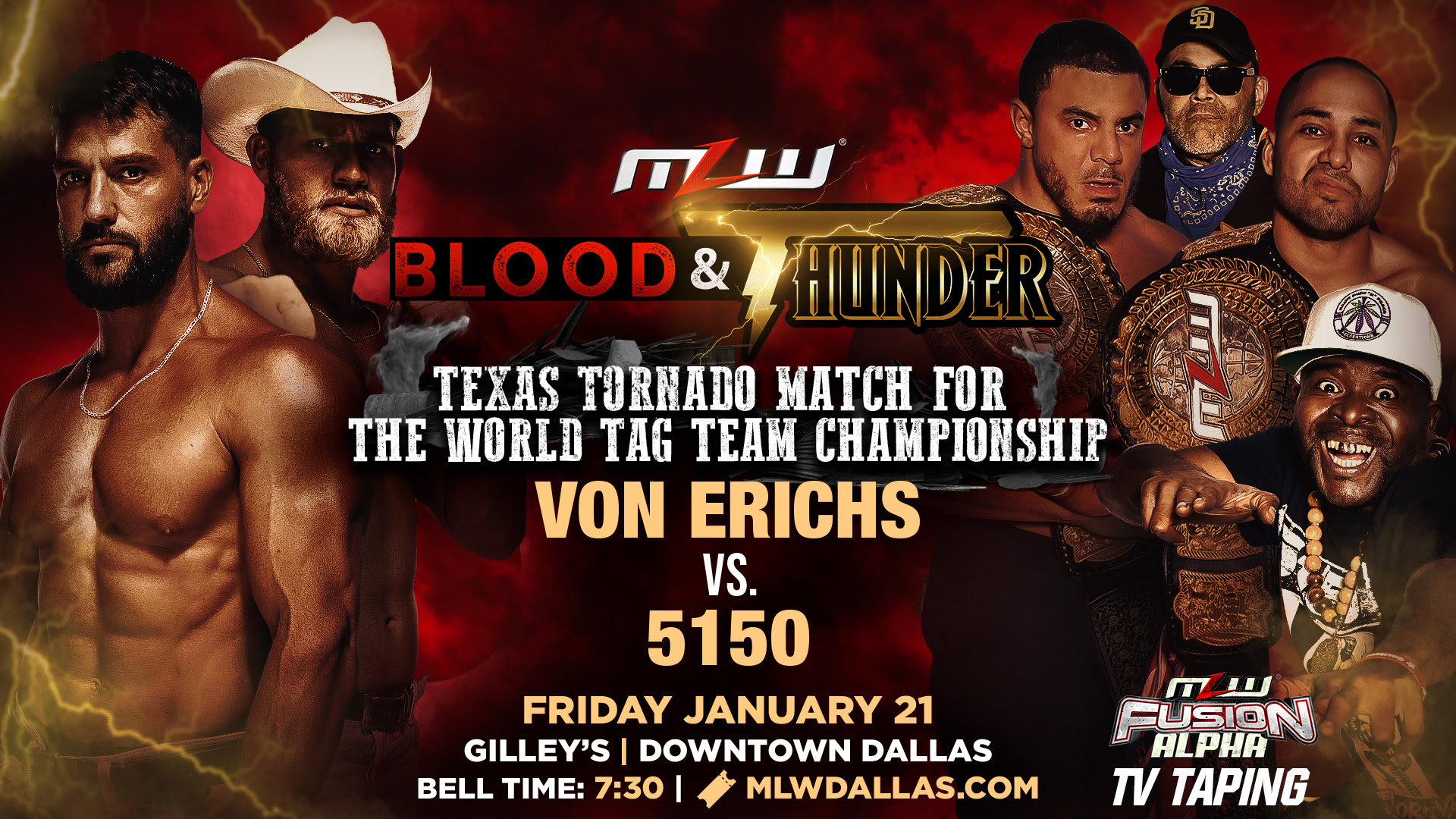 MLW Tag Team Title Match Official For Blood & Thunder 411MANIA