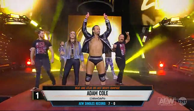 Adam Cole AEW Rampage