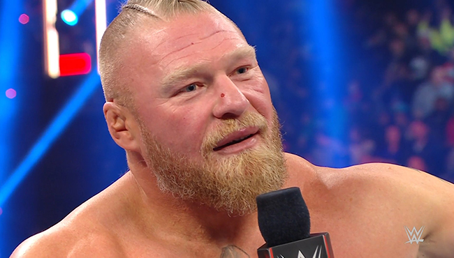 Brock Lesnar Chooses Wrestlemania Opponent On Raw Enters Elimination Chamber 411mania 