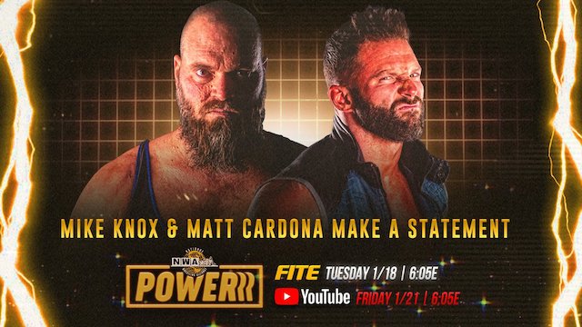NWA Powerrr 1-18-22 Matt Cardona