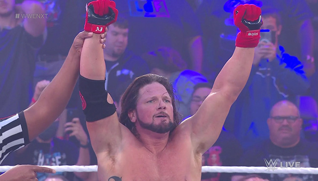 WWE NXT AJ Styles