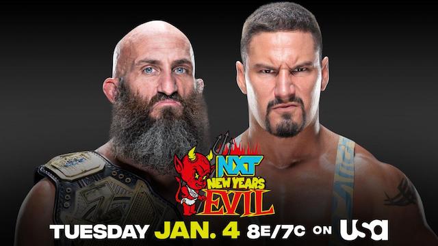 WWE NXT New Year's Evil Tommaso Ciampa vs. Bron Breakker