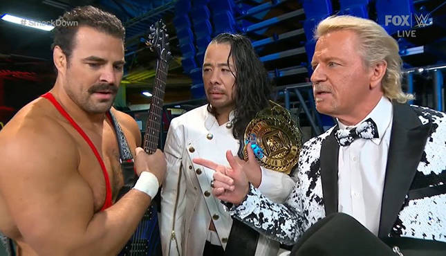 WWE Smackdown Jeff Jarrett Rick Boogs Shinsuke Nakamura