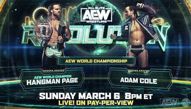 AEW Revolution 2022 Countdown - Adam Cole vs. Hangman Page