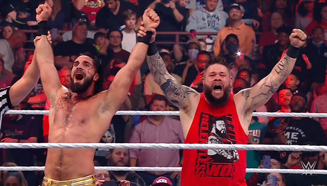 WWE Raw Seth Rollins Kevin Owens