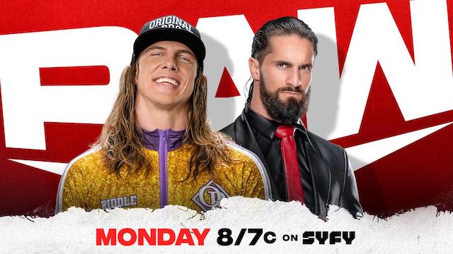 WWE Raw - Seth Rollins vs. Riddle