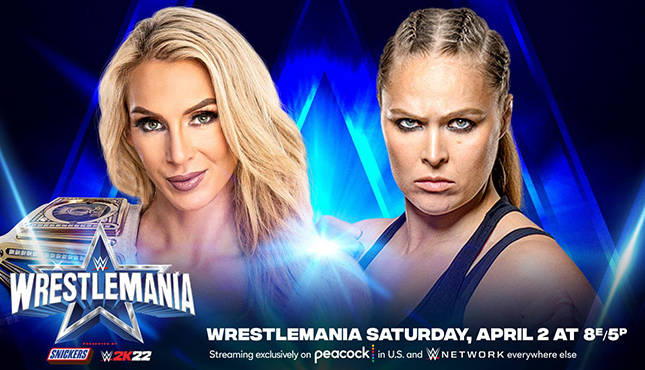 WWE WrestleMania 38 Charlotte Flair Ronda Rousey