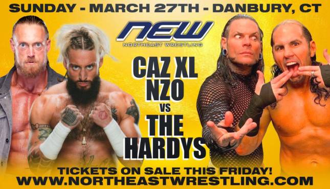 NEW Northeast Wrestling The Hardys nZo CAZ XL